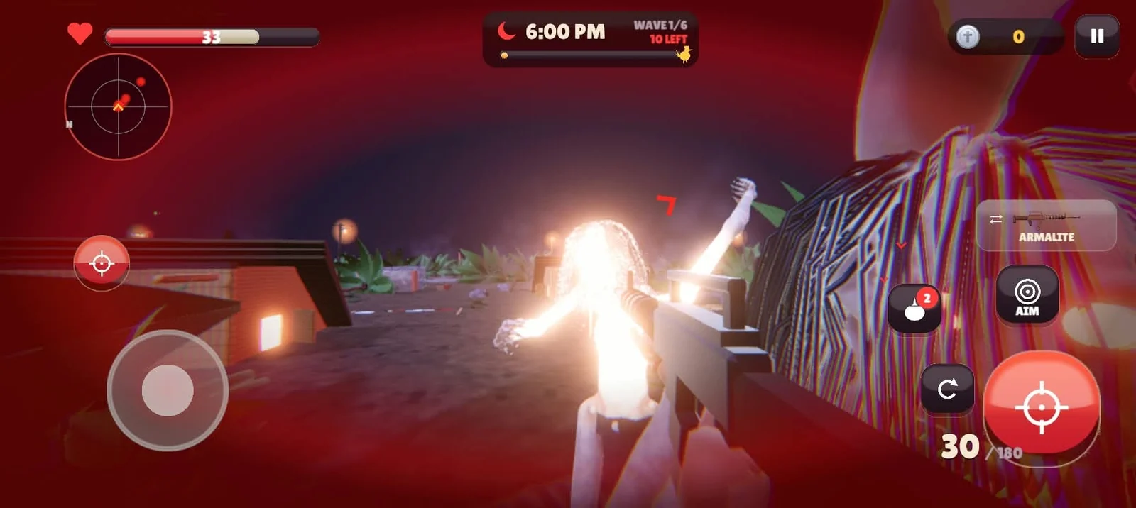 First person combat against an aswang